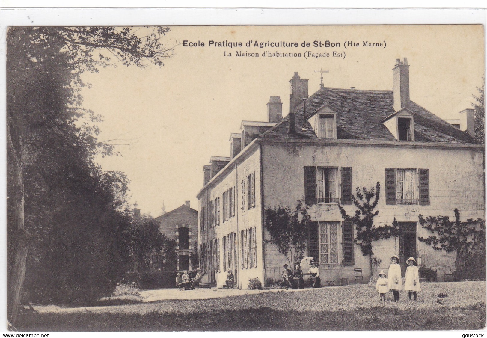 Haute-Marne - Ecole Pratique D'agriculture De Saint-Bon - La Maison D'habitation (façade Est) - Autres & Non Classés