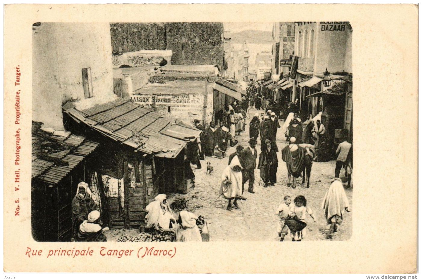 CPA Tanger- Rue Principale. MAROC (669207) - Tanger