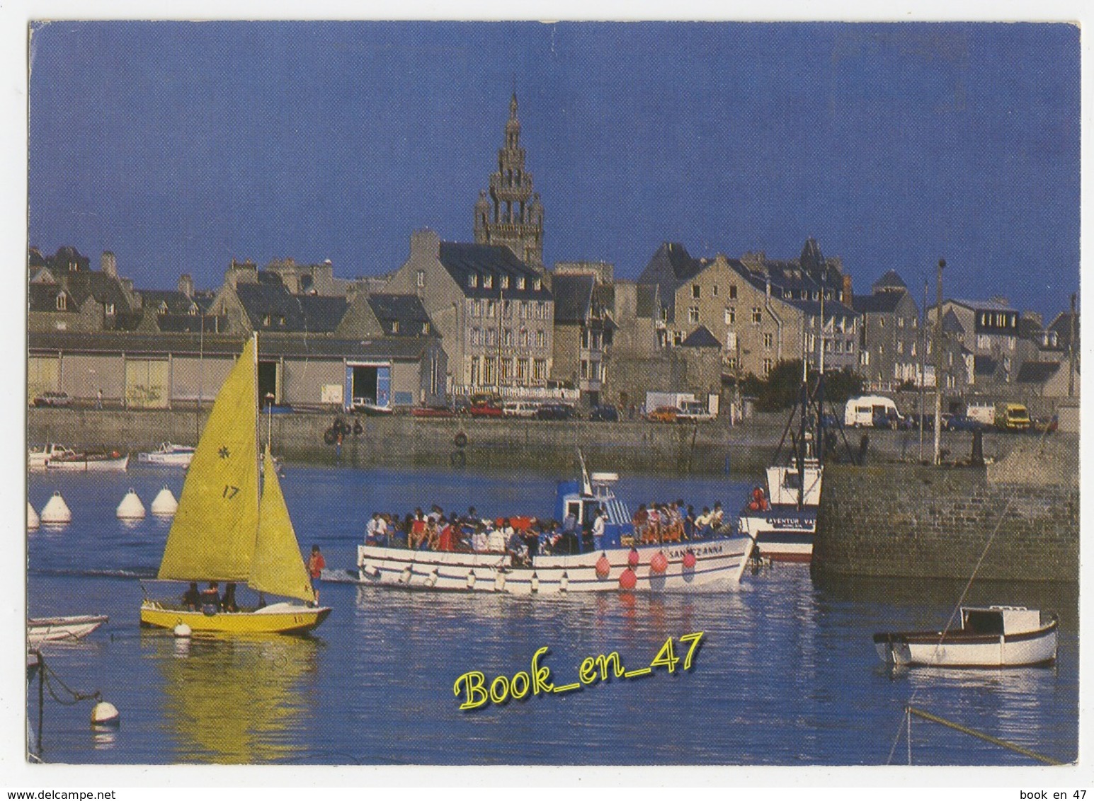 {38629} 29 Finistère Roscoff , Départ De La Vedette Pour L' île De Batz ; Animée - Roscoff