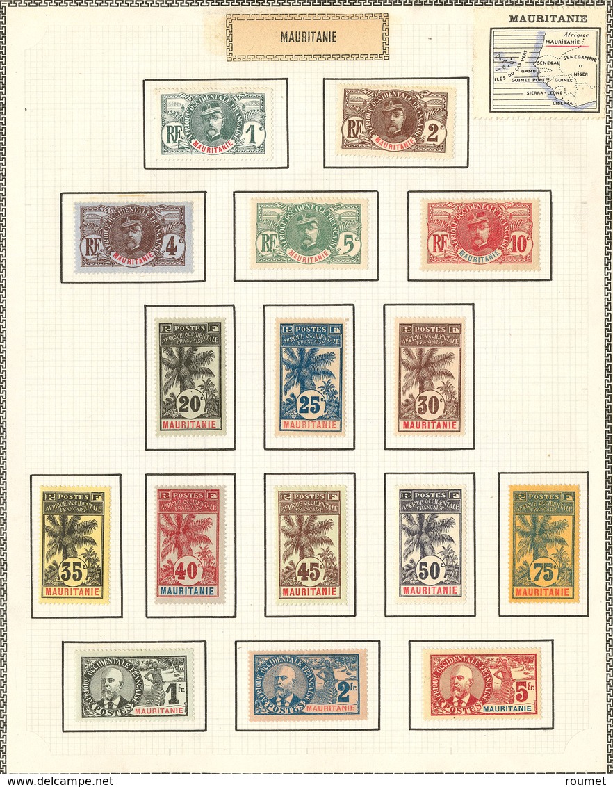* Collection. 1906-1914 (Poste, PA, Taxe), Complète Sauf Taxe 1/8. - TB - Other & Unclassified