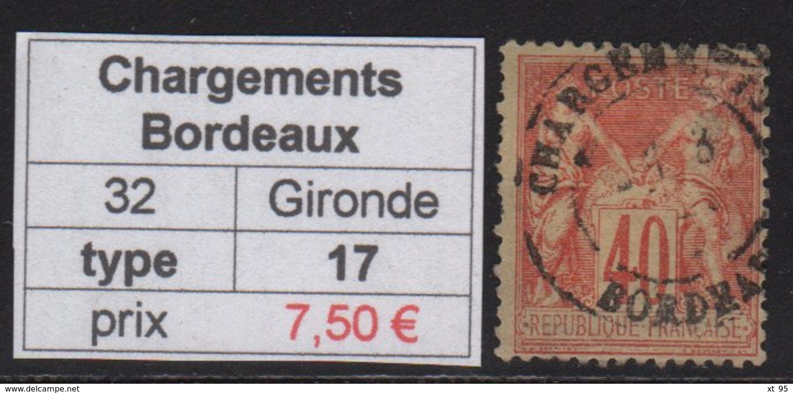 Chargements Bordeaux - Gironde - Type Sage - Autres & Non Classés