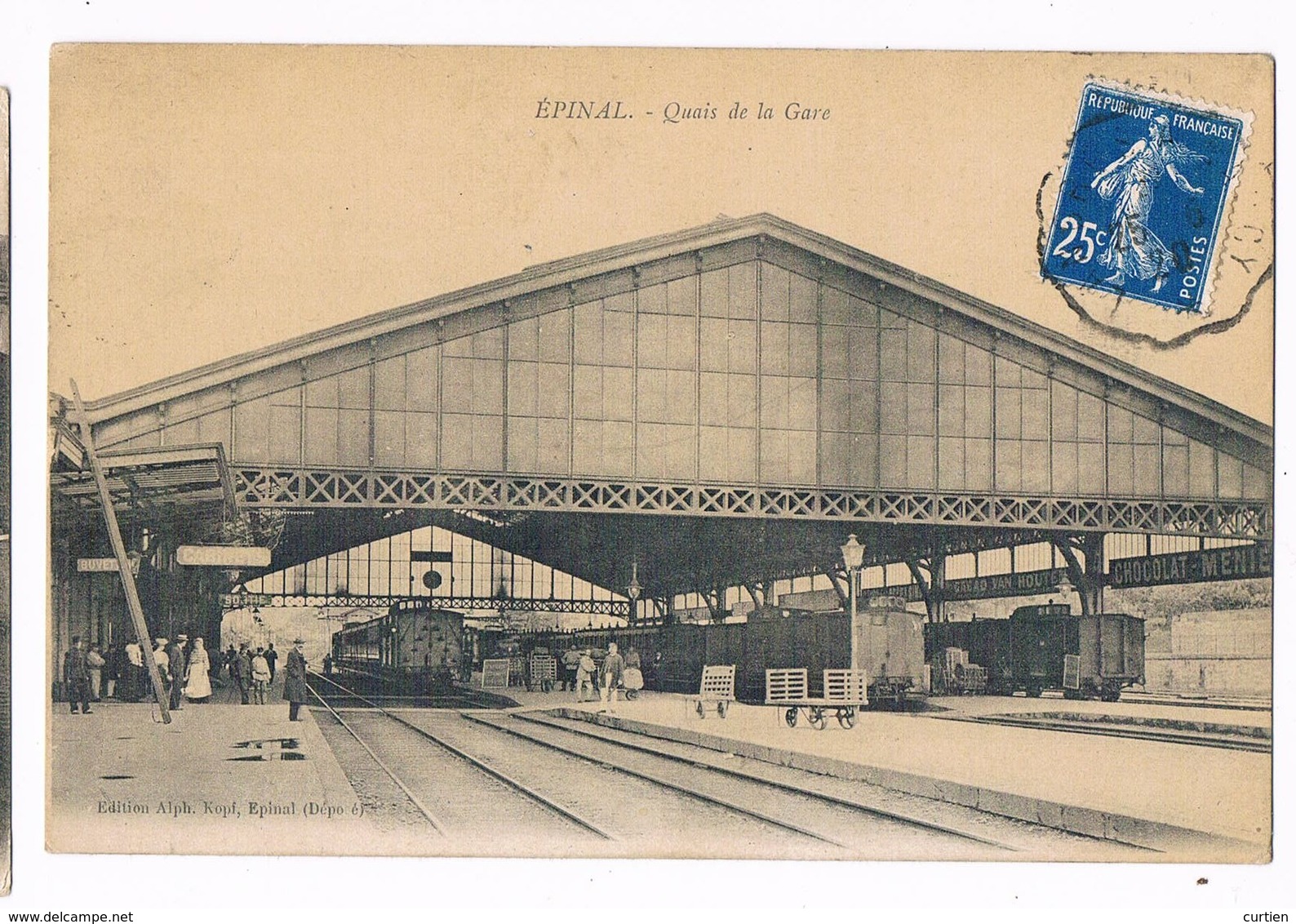 EPINAL  88  Quais De La Gare .1920 - Epinal