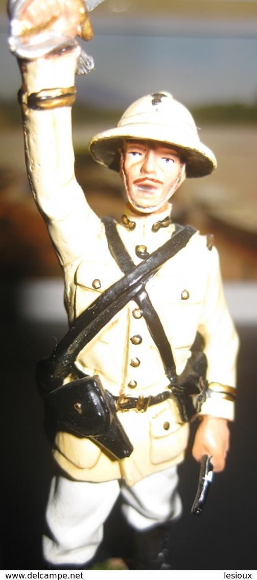 F170 FIGURINE SOLDAT DE PLOMB LEGION ETRANGERE LEGIONNAIRE LIEUTENANT Du 2° RE 1903 - Soldats De Plomb