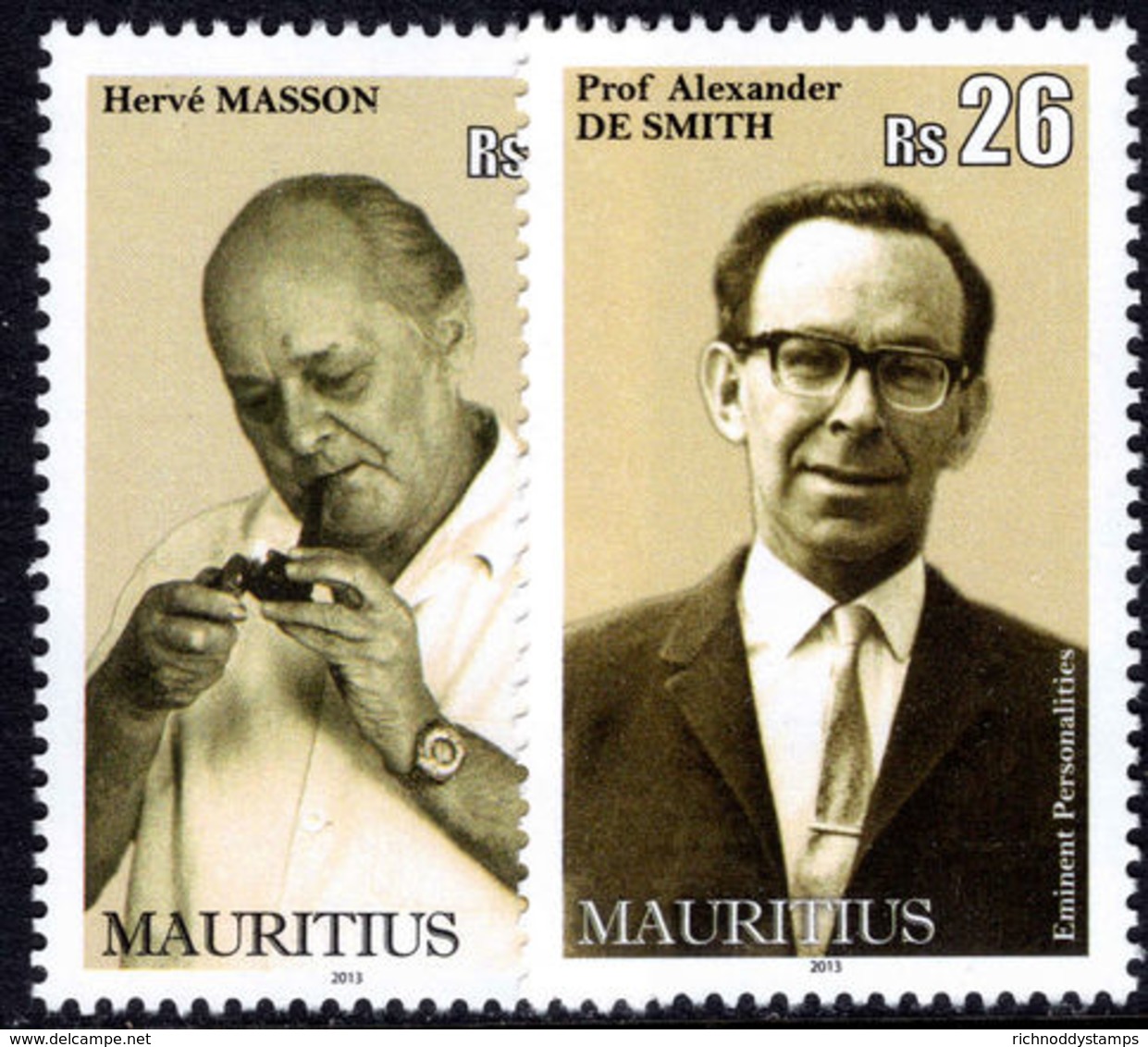 Mauritius 2013 Eminent Personalities Unmounted Mint. - Mauritius (1968-...)