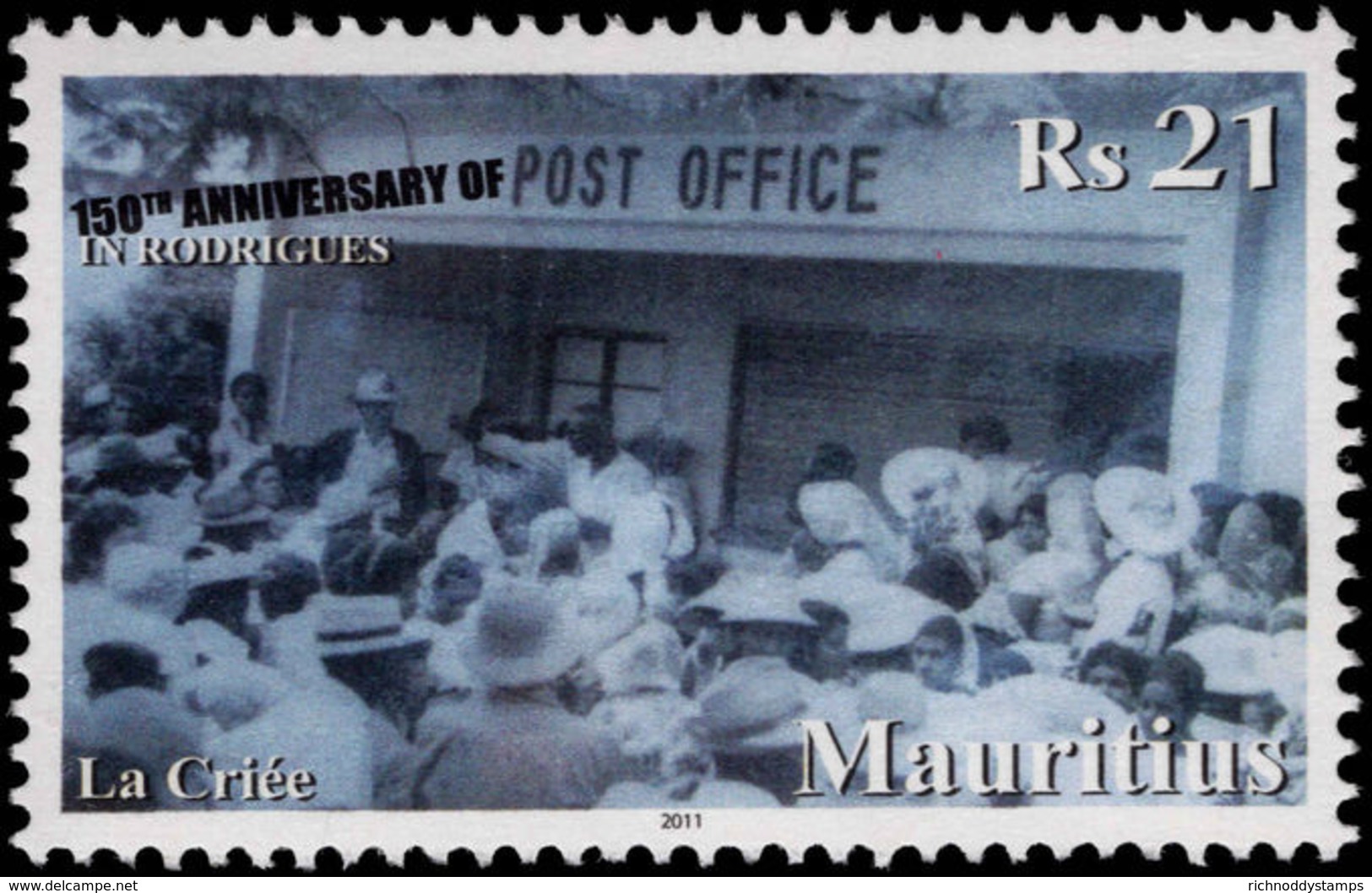 Mauritius 2011 Rodrigues Post Office Unmounted Mint. - Mauricio (1968-...)