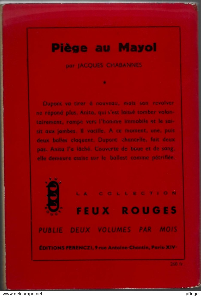 Piège Au Mayol Par Jacques Chabannes - Feux Rouges N°18 - Ferenczi