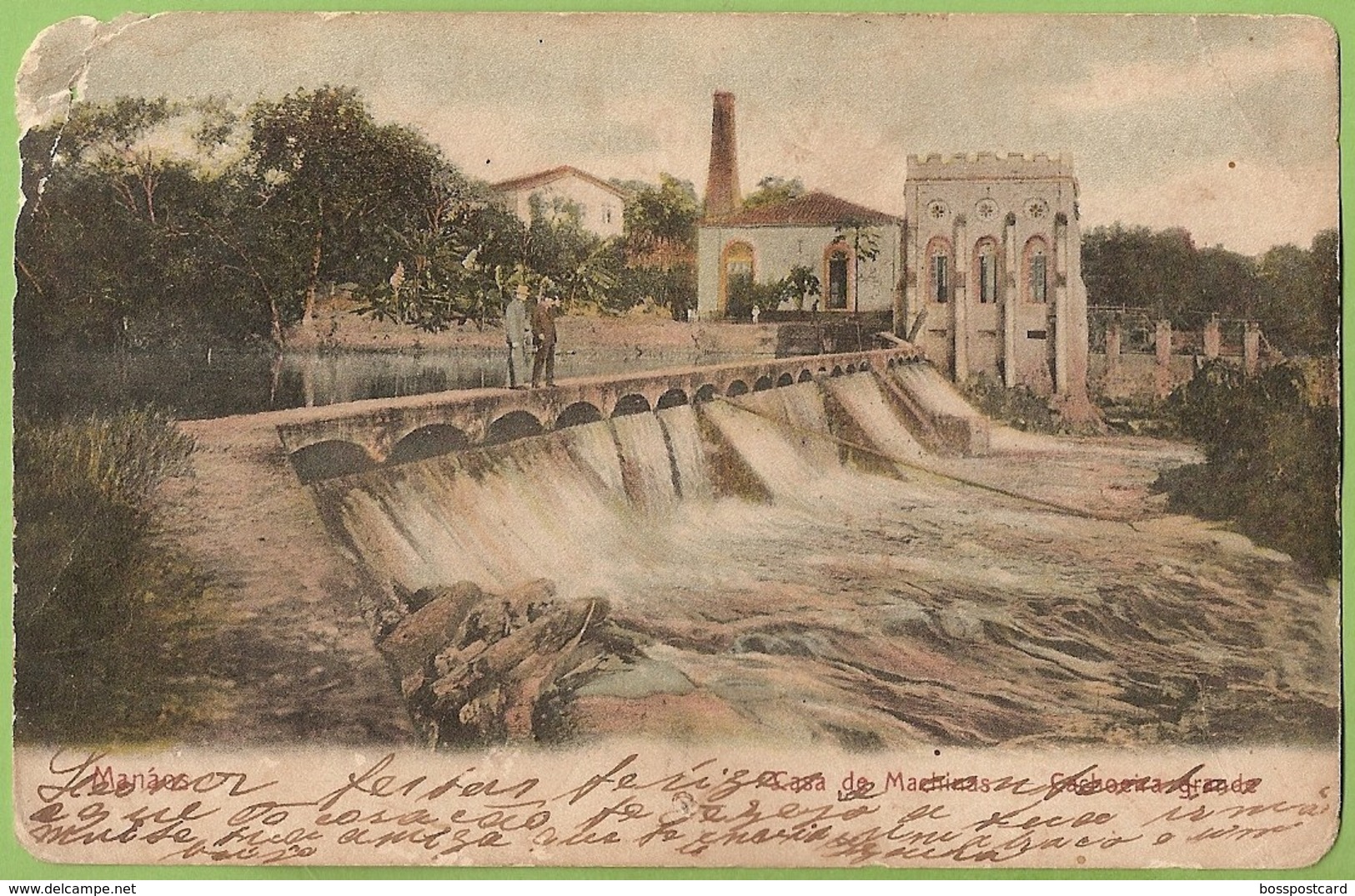 Manaus - Cachoeira Grande - Casa De Máquinas - Brasil (postal Danificado) - Manaus