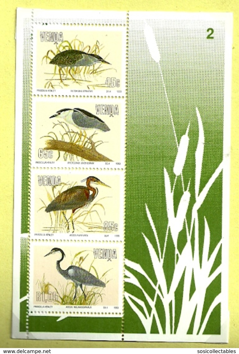 Venda - 1993 Herons MS MNH - Venda