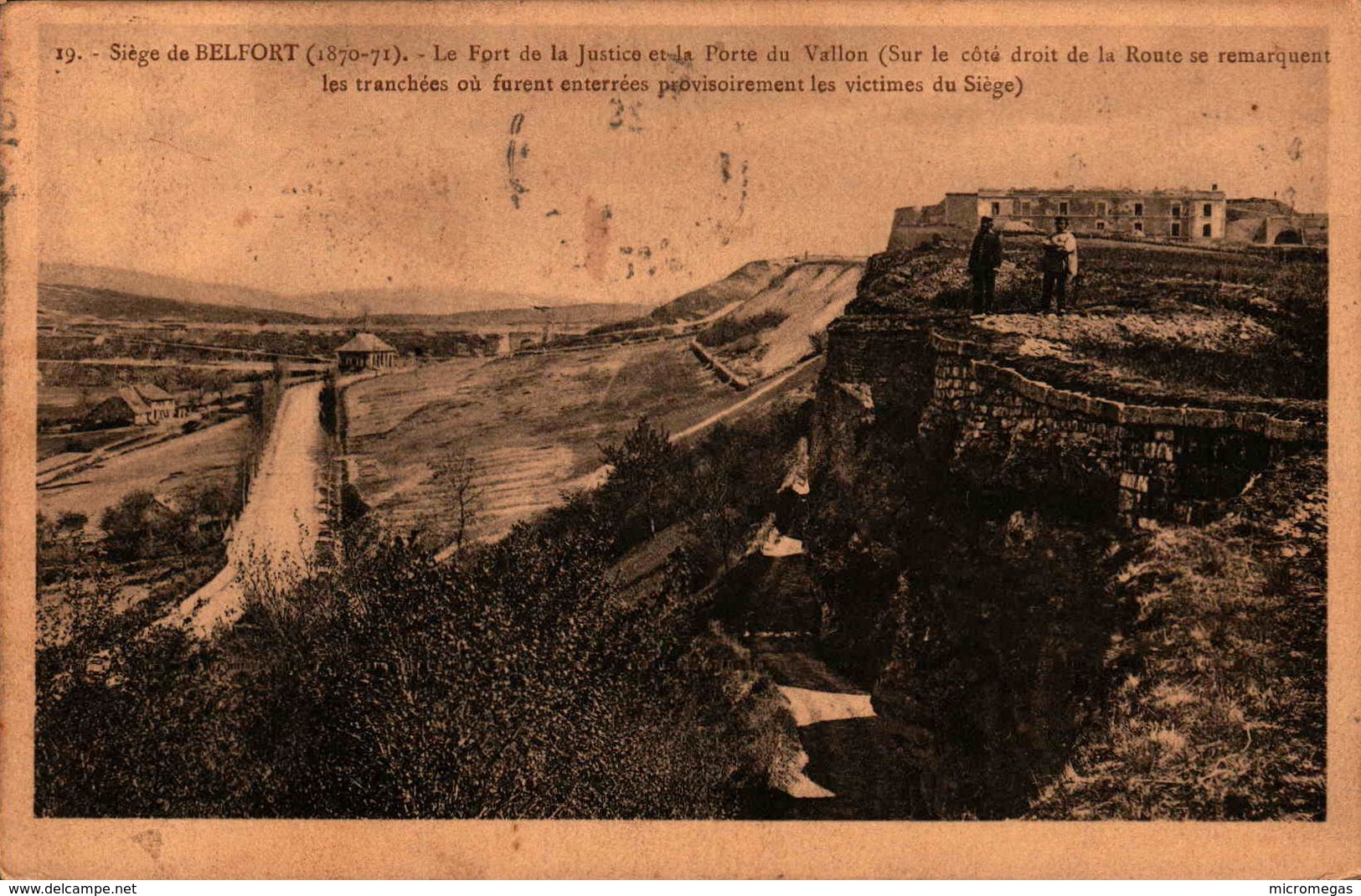 90 - Siège De BELFORT - Le Fort De La Justice Et La Porte Du Vallon - Belfort – Siège De Belfort