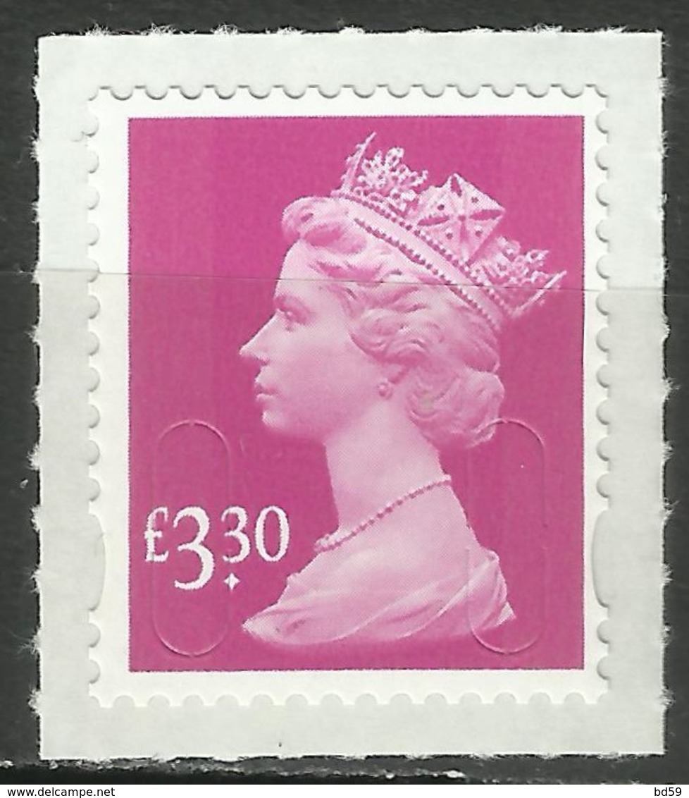 UK Type MACHIN SG U2940 3,30£ Pink Royal Mail 15 - Série 'Machin'