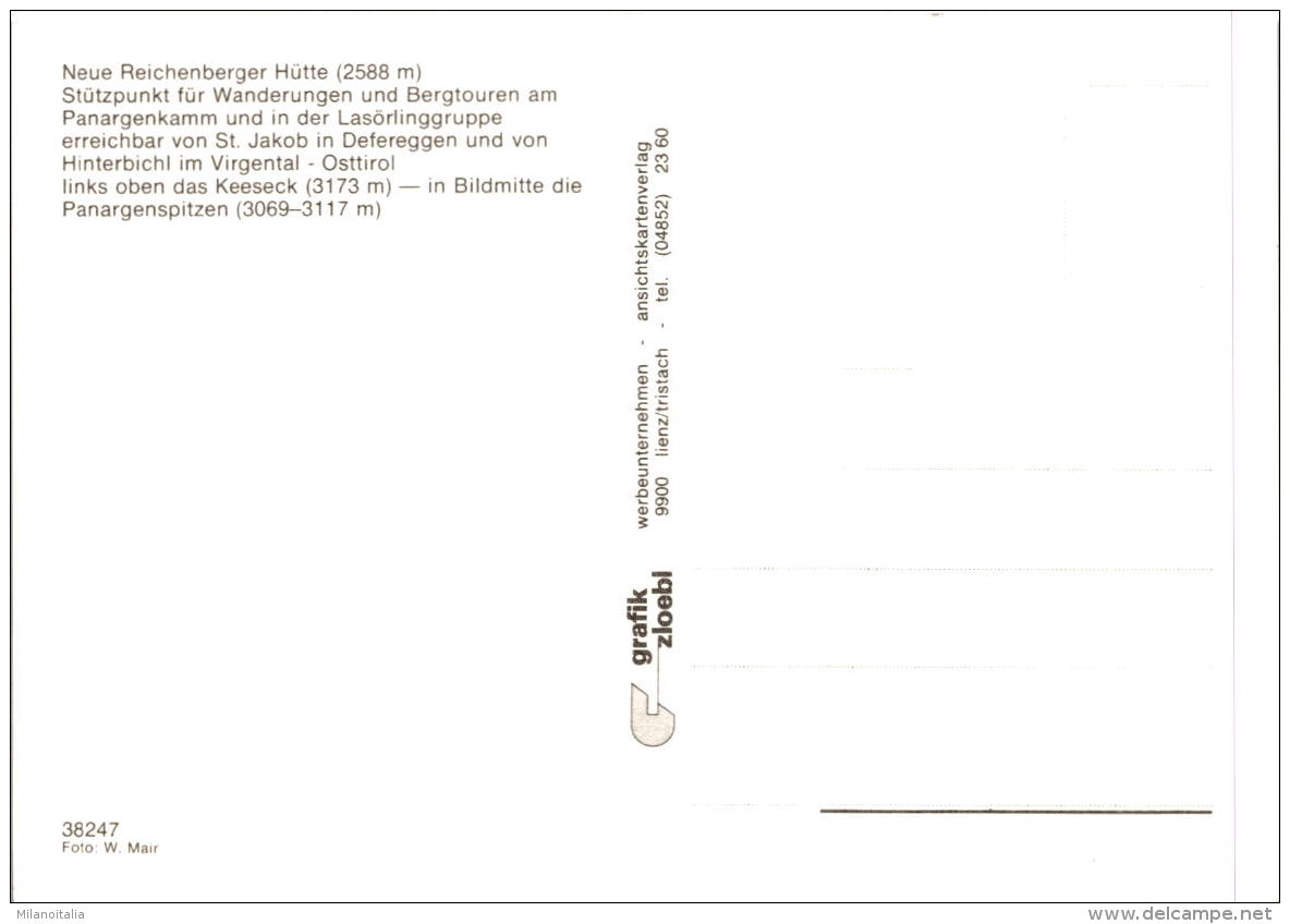 St. Jakob In Defereggen - Neue Reichenberger Hütte (38247) - Defereggental