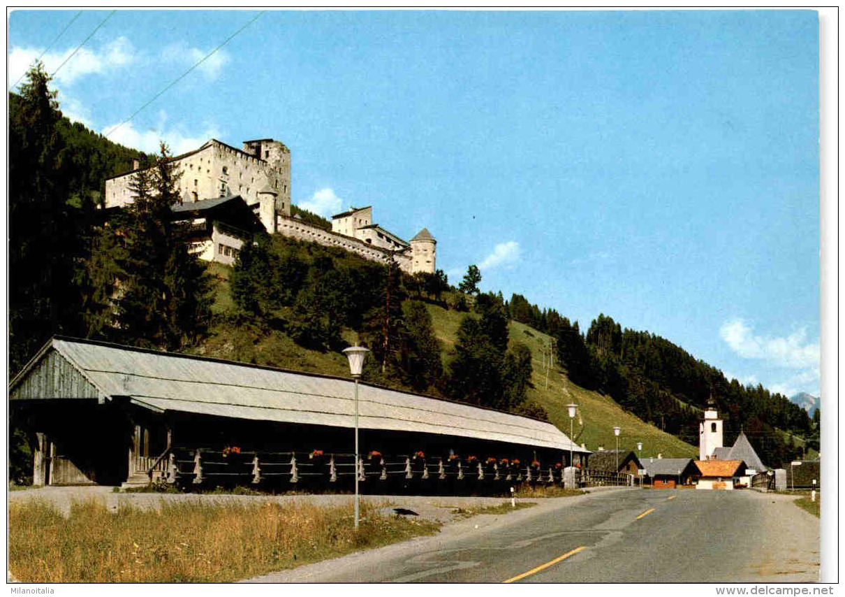 Panzendorf Bei Sillian - Gedeckte Holzbrücke Und Burg Heimfels (9920/7) - Sillian