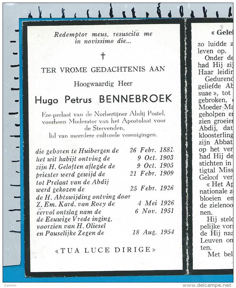 Bp     Hoogw.. H.    Abt   Bennebroek   Huibergen   Postel - Imágenes Religiosas