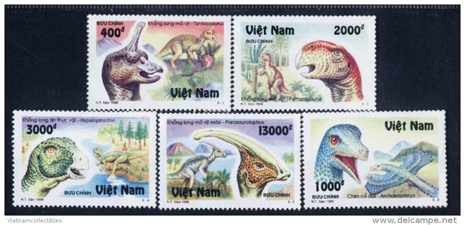 Vietnam Viet Nam MNH Perf Stamps 1996 : Prehistoric Animals / Dinosaur (Ms726) - Vietnam