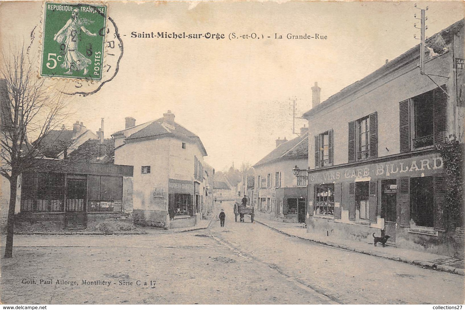 91-SAINT-MICHEL-SUR-ORGE- LA GRANDE RUE - Saint Michel Sur Orge