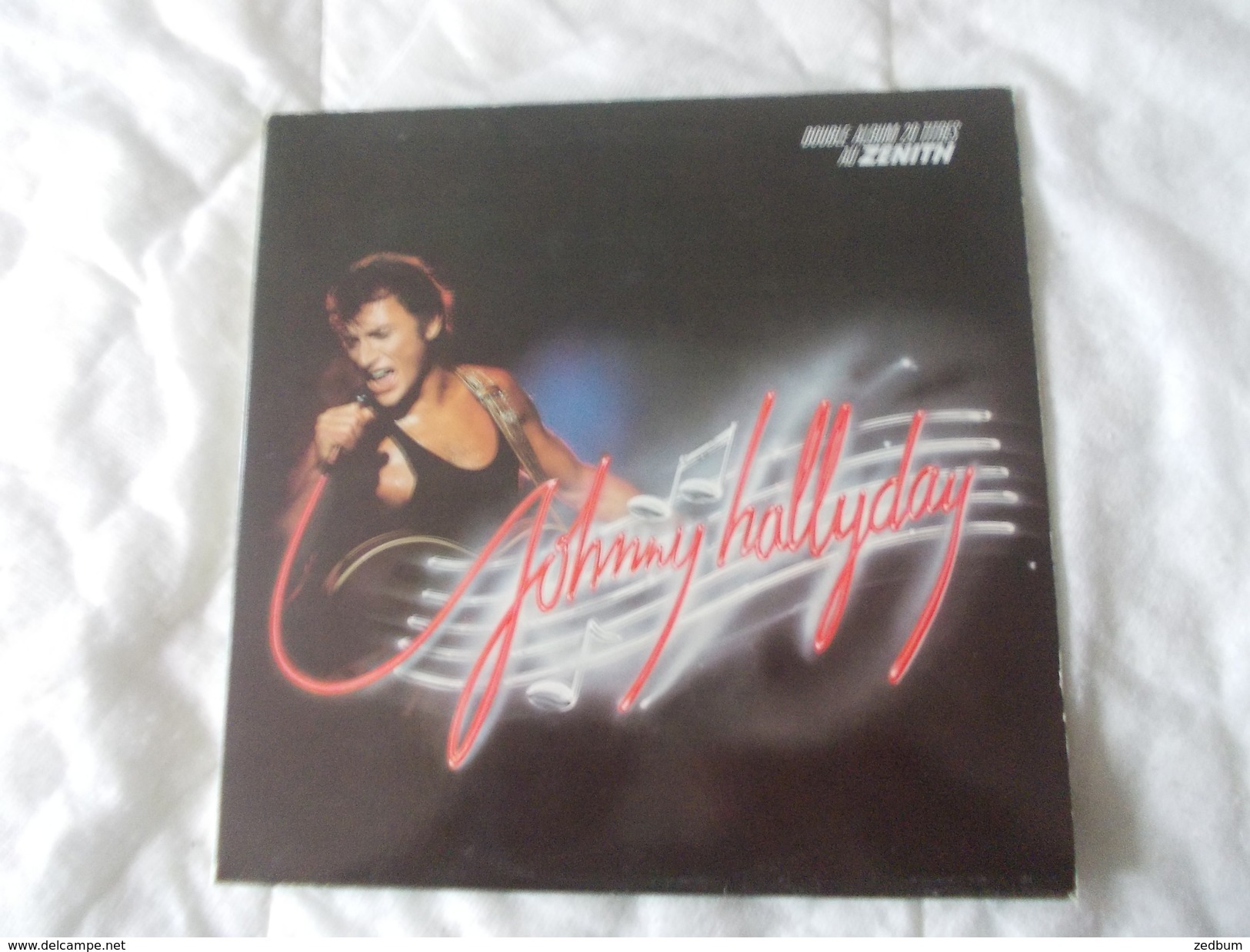 33T - Johnny Hallyday Double Album 20 Titres Au Zenith - Sonstige & Ohne Zuordnung