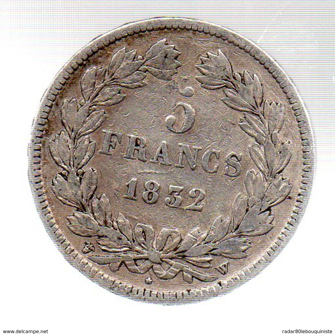 5 FRANCS LOUIS PHILIPPE I ROI DES FRANCAIS.1832 W--------------.TB - Altri & Non Classificati