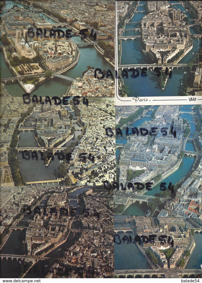 5 CPM - PARIS (75) L'ile De La Cité Et La Seine - Le Pont Neuf, Le Palais De Justicie, La Sainte-chapelle Et Notre Dame - Plätze
