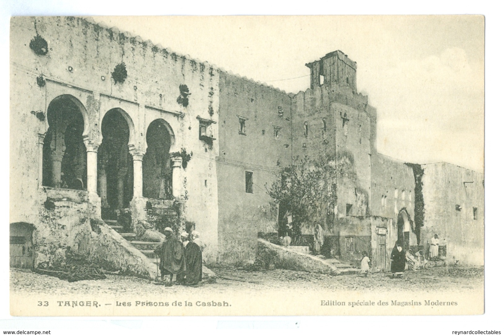 1900's, Morocco, Tanger, Les Prisons De La Casbah. Printed Pc, Unused. - Tanger