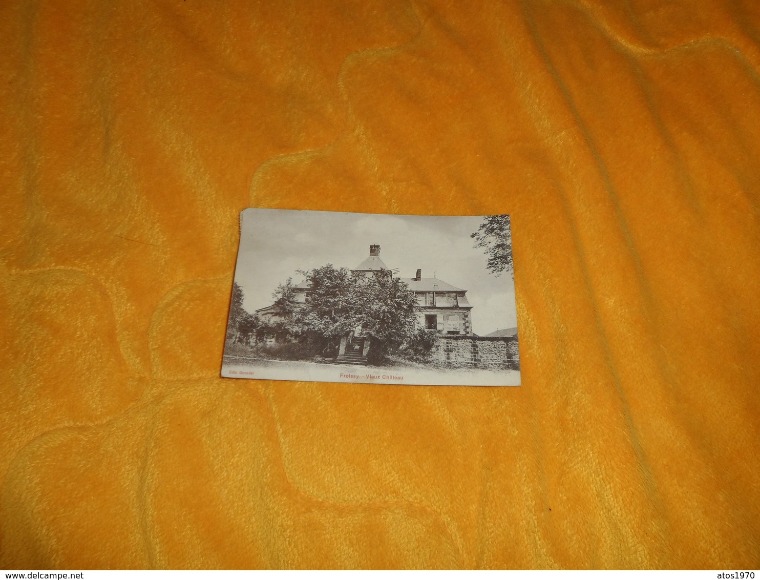 CARTE POSTALE ANCIENNE CIRCULEE DATE ?. / FROISSY.- VIEUX CHATEAU. / CACHETS + TIMBRES - Froissy