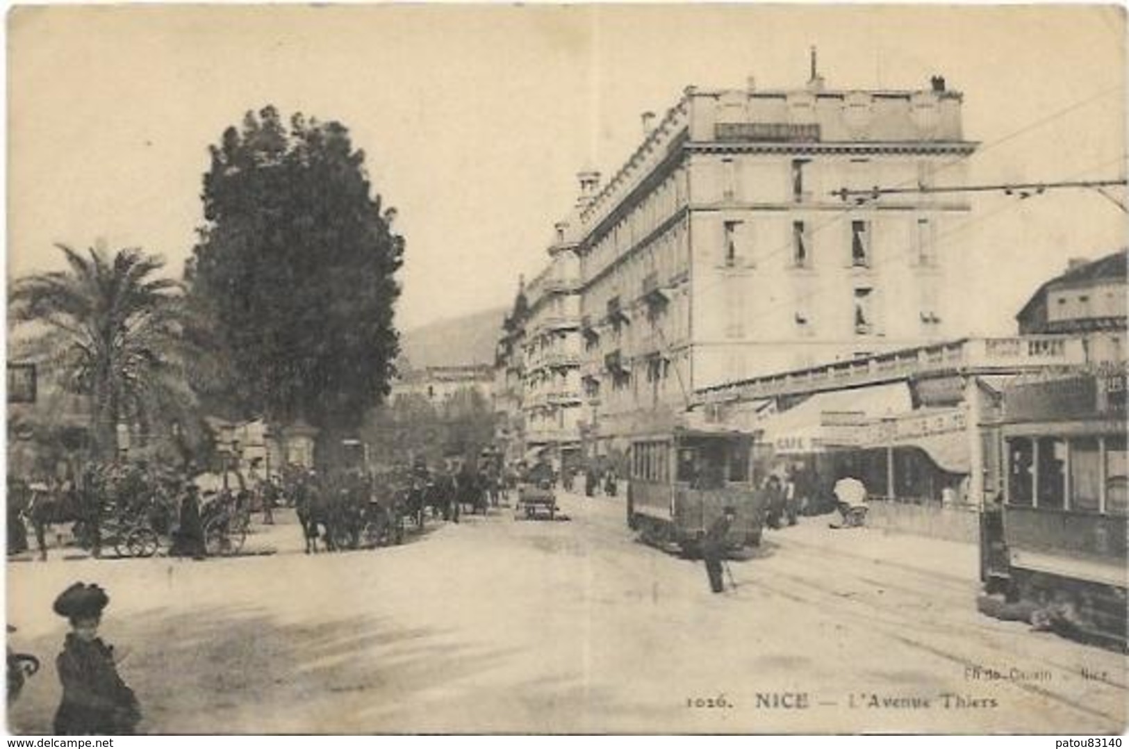 06. NICE.  L AVENUE THIERS.  TRAMWAY. CACHE - Otros & Sin Clasificación