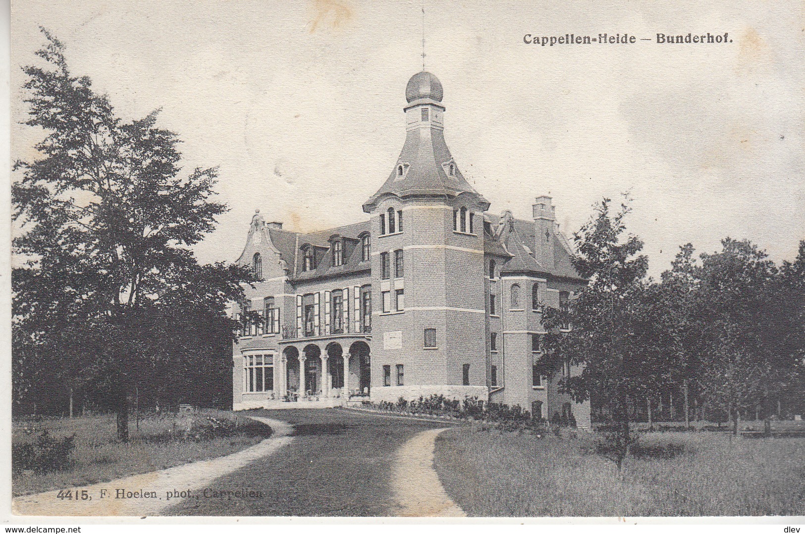 Cappellen-Heide - Bunderhof - 1909 - F. Hoelen, Cappellen Nr 4415 - Kapellen