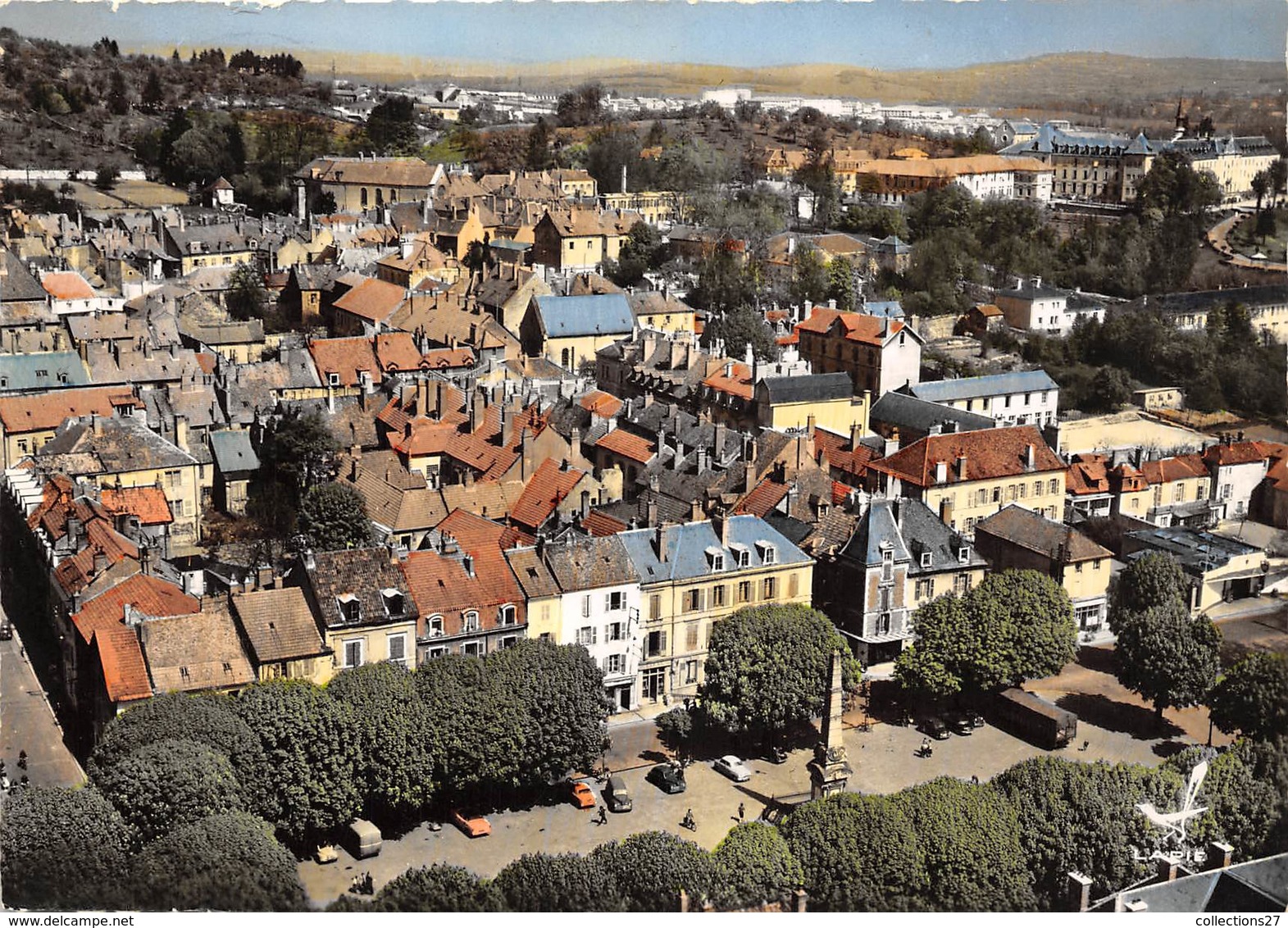 70-VESOUL- VUE DU CIEL PLACE DE LA REPUBLIQUE - Vesoul