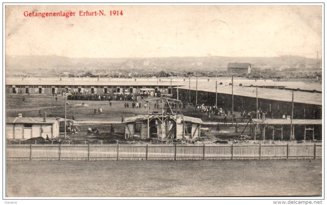 Gefangenenlager ERFURT -Camp De Prisonniers De Guerre - Erfurt