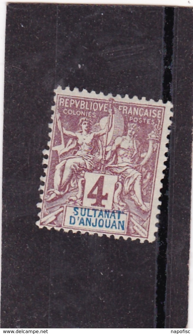 Anjouan N°3 - Unused Stamps