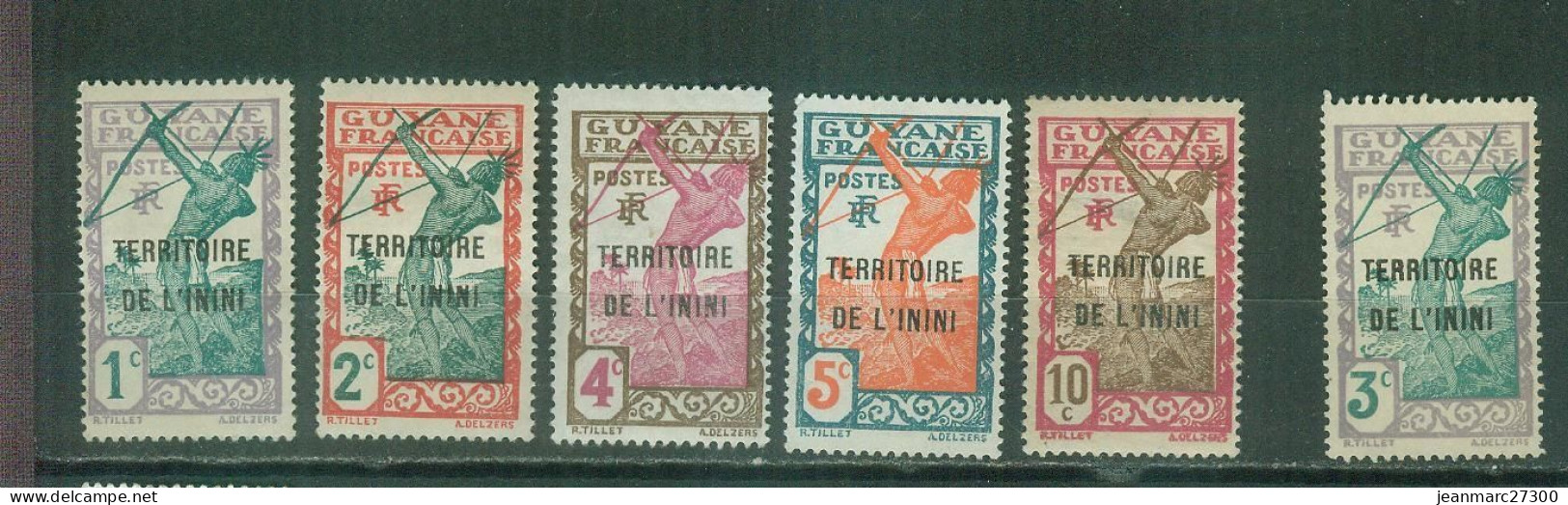 FC INI01 - Inini Poste YT N° 1 2 3 4 5 36 Neufs * - Unused Stamps