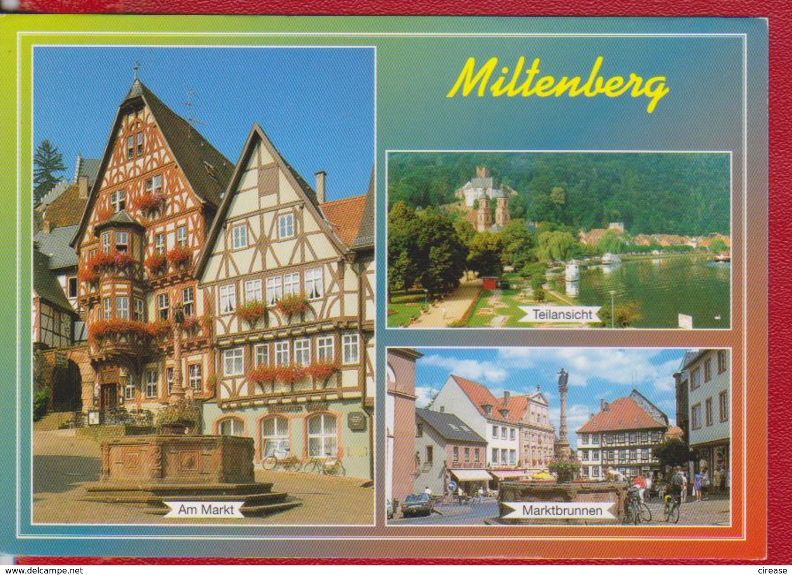 MILTENBERG GERMANY POSTCARD UNUSED - Miltenberg A. Main