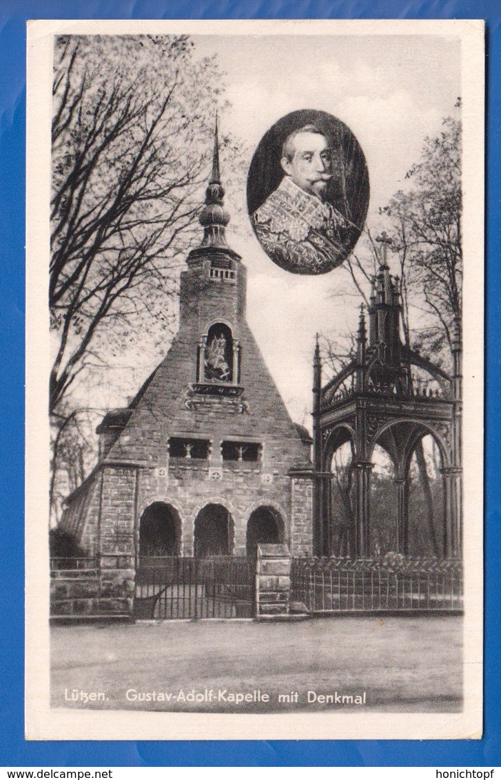 Deutschland; Lützen; Gustav Adolf Kapelle Mit Denkmal - Lützen