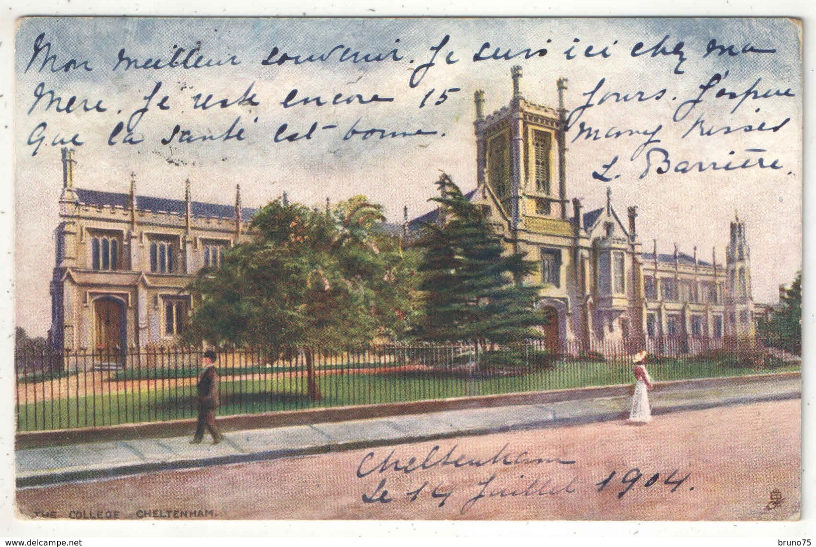 The College, Cheltenham - Tuck - 1904 - Cheltenham