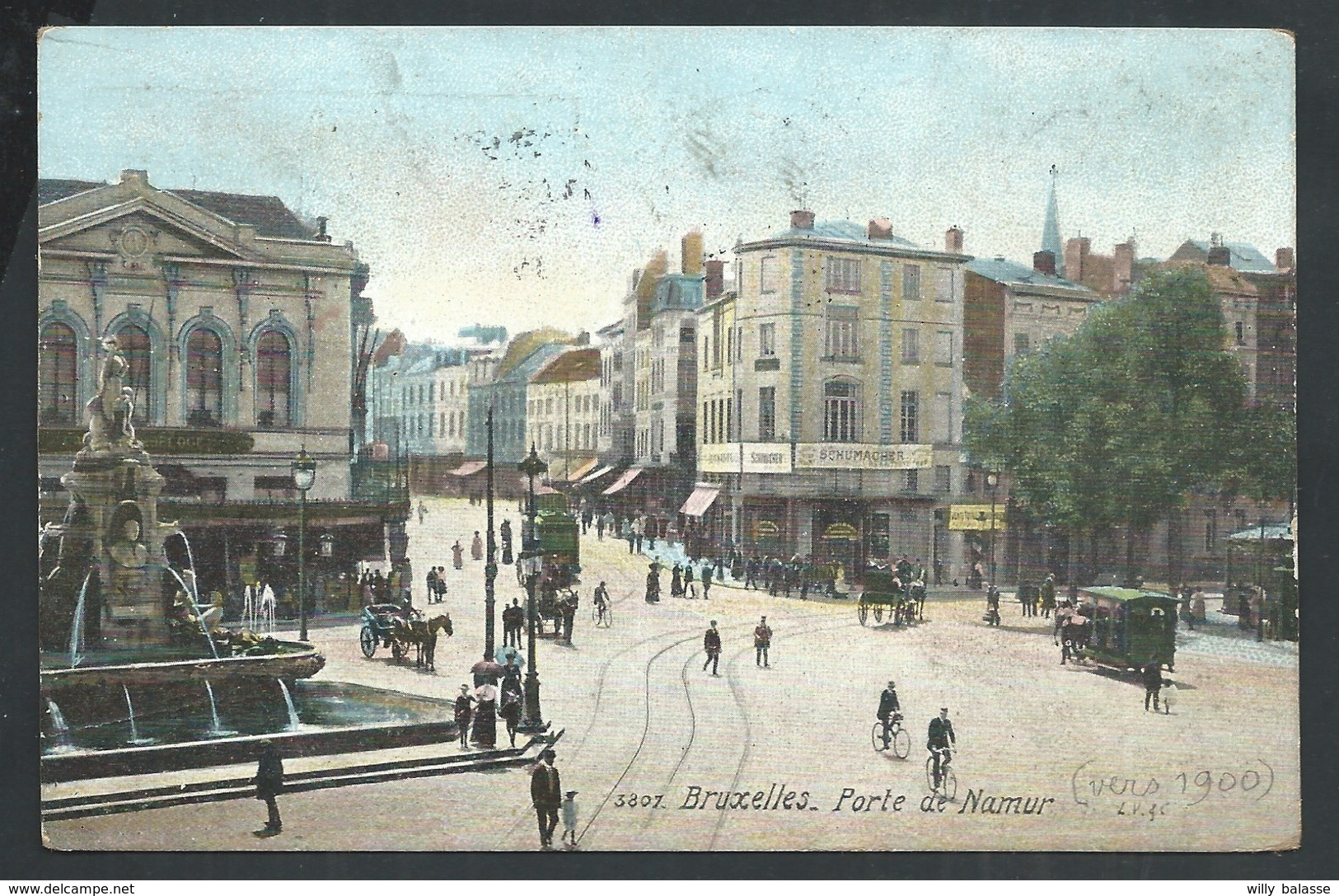 +++ CPA - BRUSSEL  BRUXELLES - Porte De Namur - Aqua Photo  // - Bruselas (Ciudad)