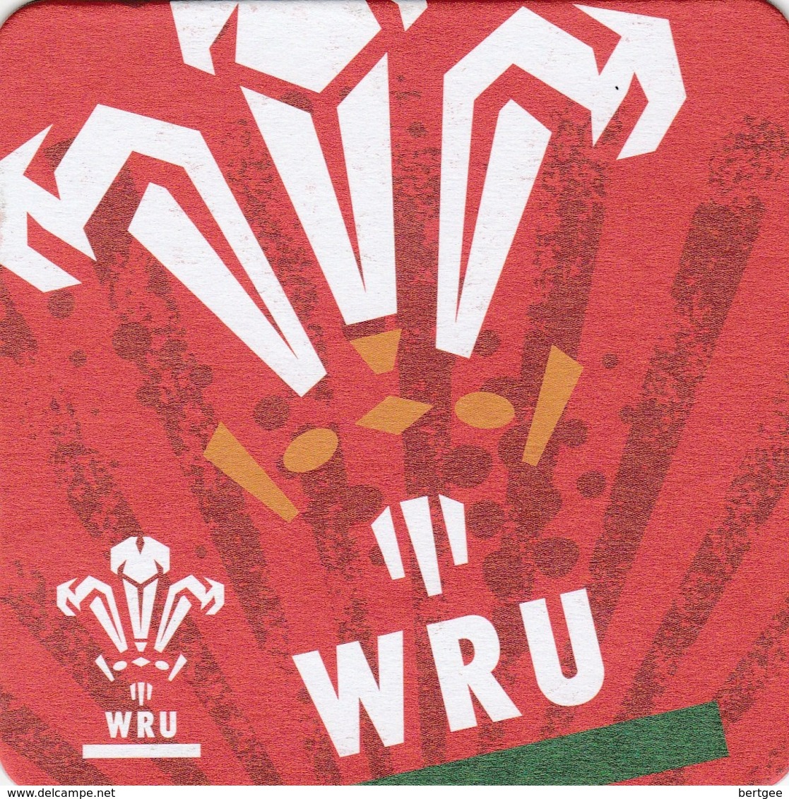 UNUSED BEERMAT - WELSH RUGBY UNION - Sous-bocks