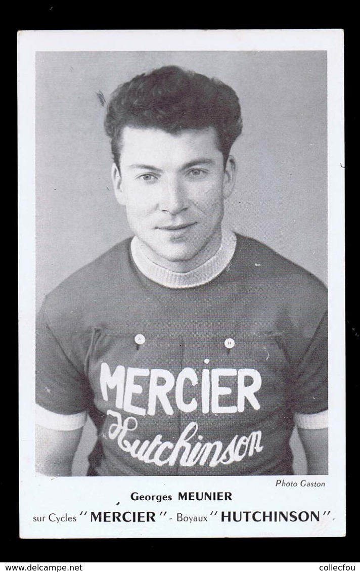 Carte Format CP Cyclisme, Vélo : Georges MEUNIER, Mercier Hutchinson. Voir Description Détaillée. - Cyclisme