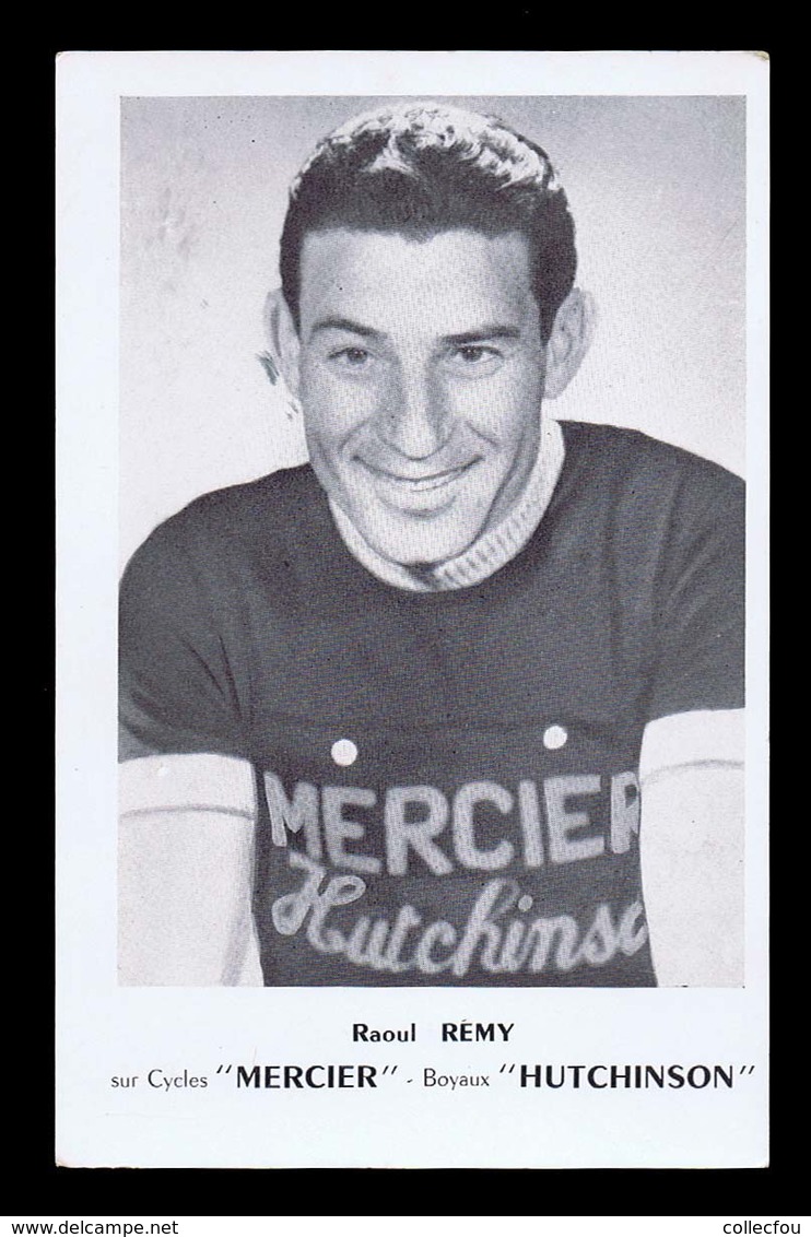 Carte Format CP Cyclisme, Vélo : Raoul RÉMY, Mercier Hutchinson. Voir Description Détaillée. - Cyclisme