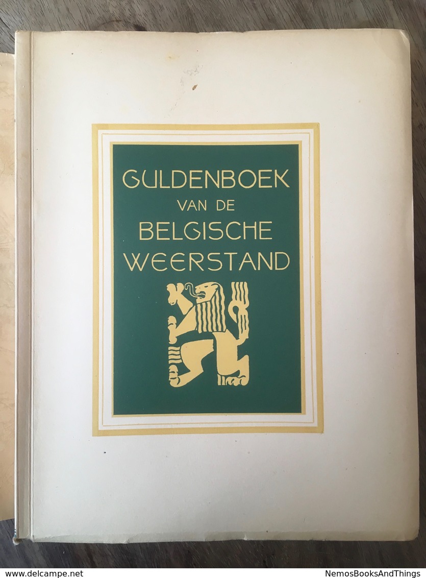 Guldenboek Van De Belgische Weerstand - Sterk Geïllustreerd + Gedetailleerde Lijst Van Belgen Omgebracht Door Duitsers - War 1939-45