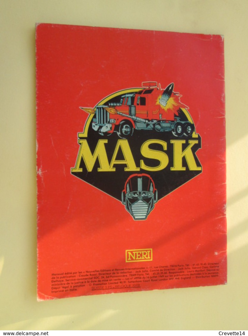 BD2010 : BD Mensuel MASK COMME A LA TÉLÉ N°1 - NERI Octobre 1986 Vu à 6.99€ Sur Ebay - Autre Magazines