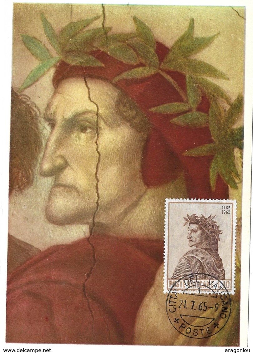 Dante No:1272 , 21.7. 1965, 10 L.(2scans) - Cartes-Maximum (CM)