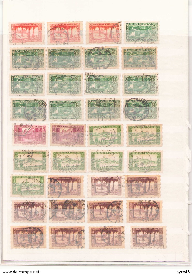 Lot De 72 Timbres Tout état Algérie - Collezioni & Lotti