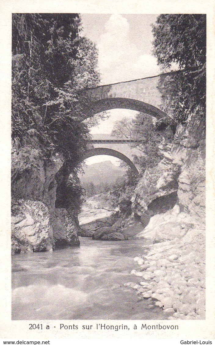 Ponts Sur L'Hongrin à Montbovon - Non Circulé - Montbovon