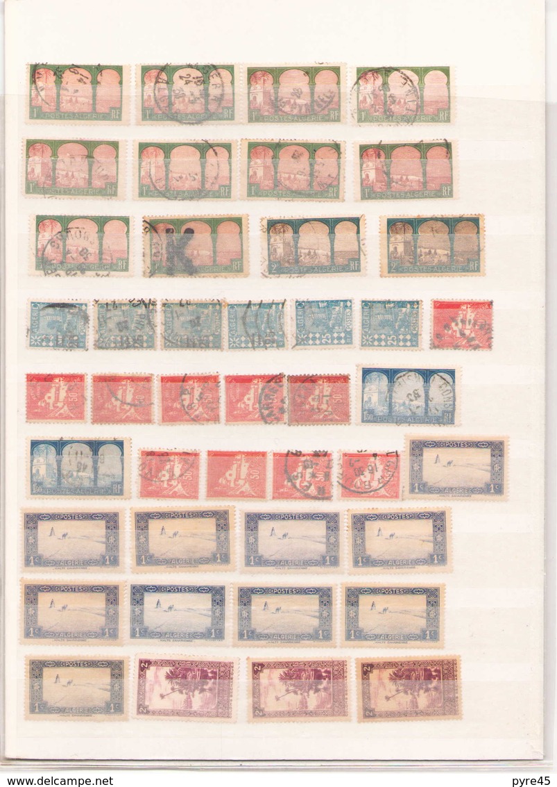 Lot De 105 Timbres Tout état Algérie - Collections, Lots & Séries