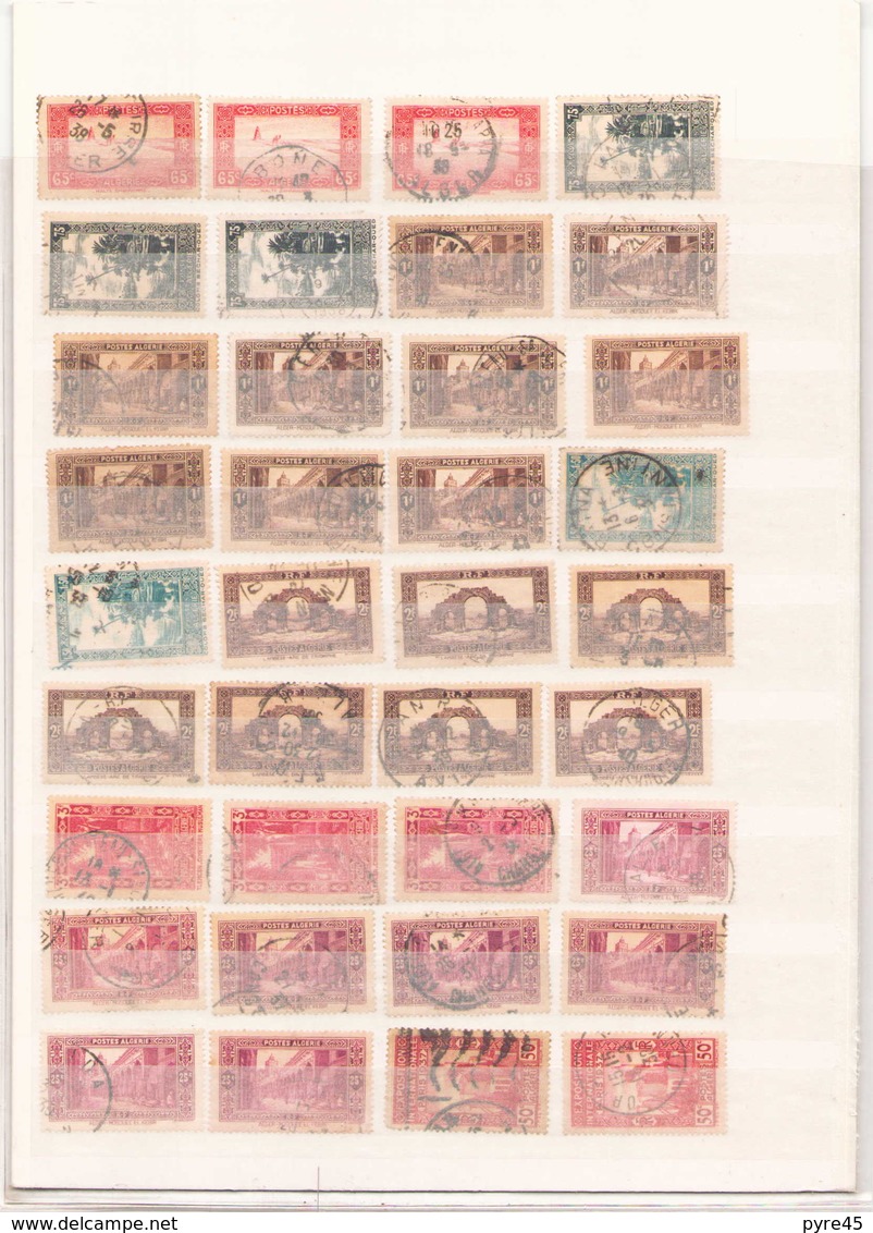 Lot De 72 Timbres Tout état Algérie - Verzamelingen & Reeksen