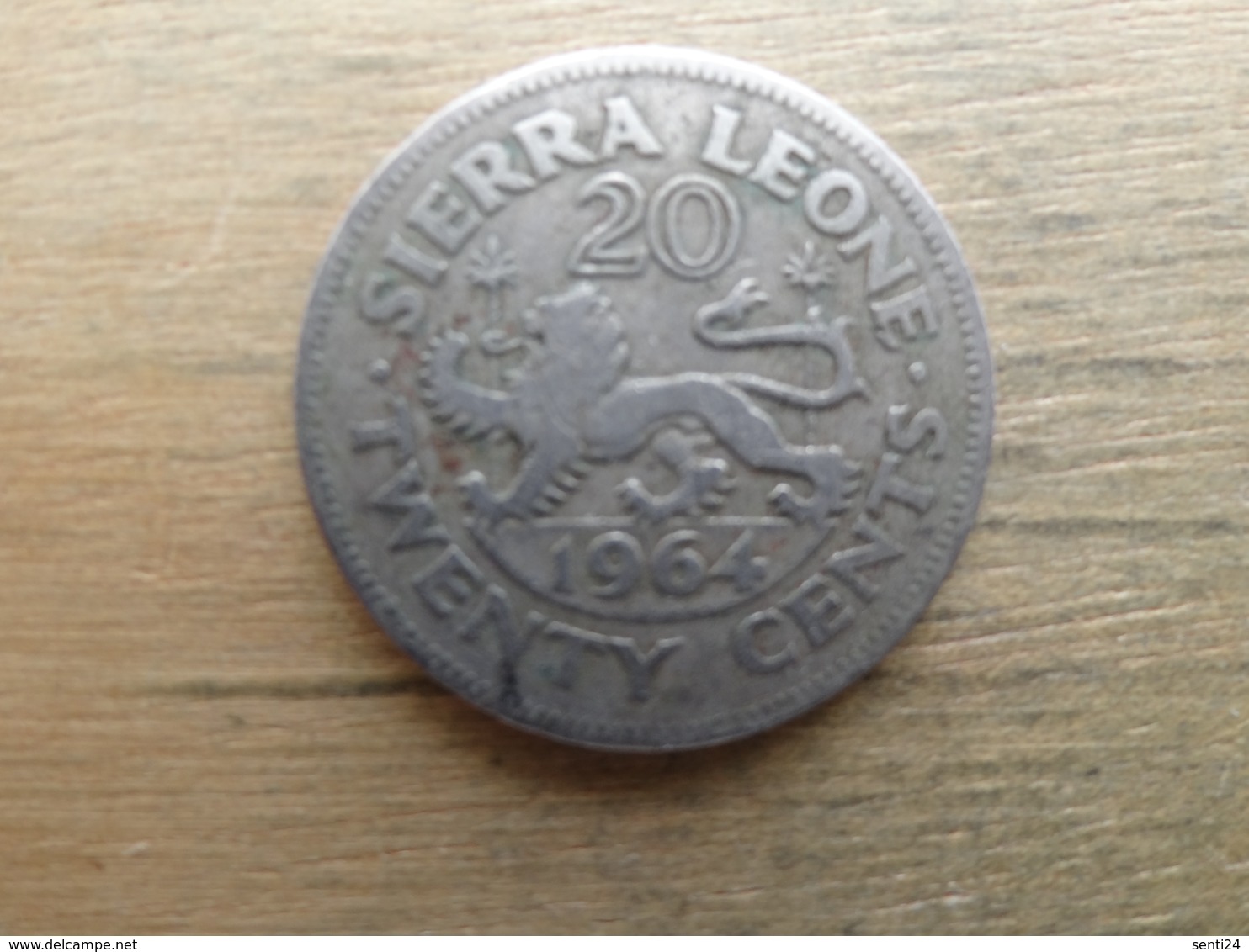 Sierra Leone  20  Cents  1964  Km 20 - Sierra Leone