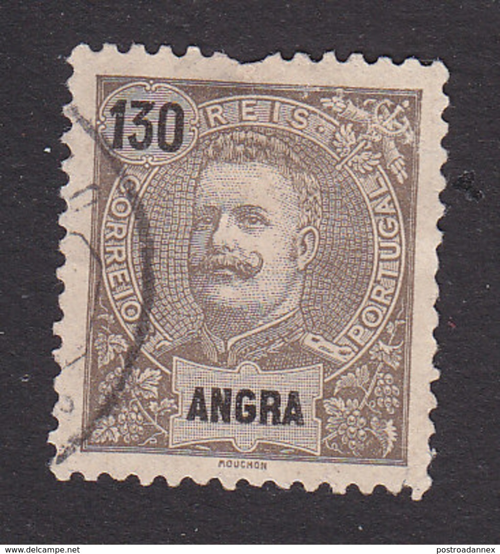 Angra, Scott #30, Used, King Carlos, Issued 1897 - Angra