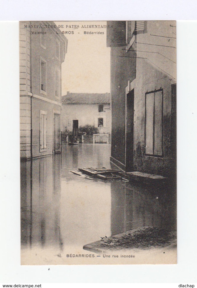 Bédarrides. Une Rue Inondée. 1907. (2746) - Bedarrides