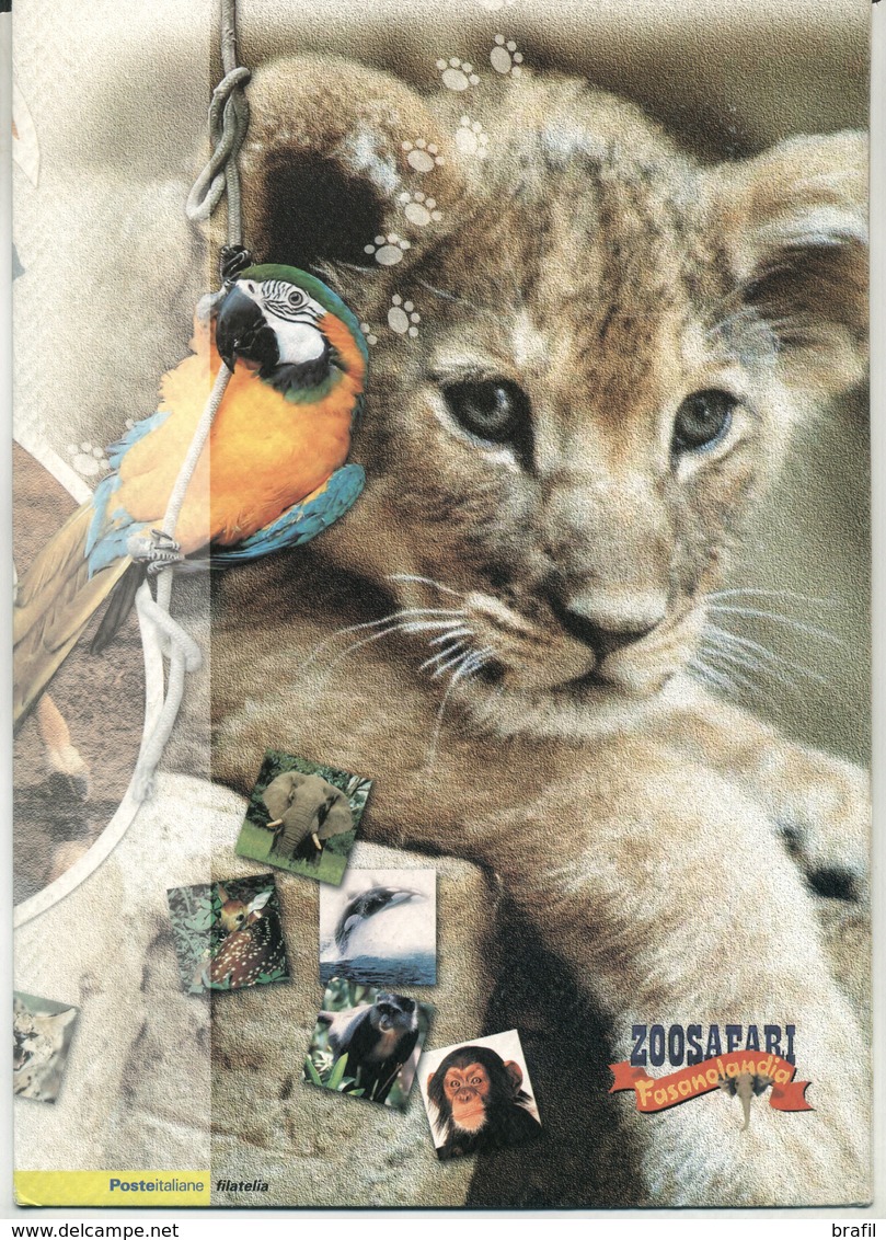 2002 Italia, Folder  " Zoosafari Fasanolandia " Al Prezzo Di Copertina - Pochettes