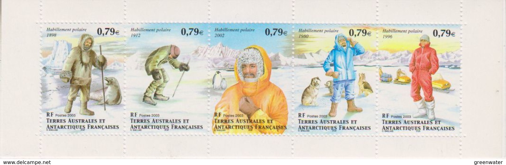 TAAF 2003 Clothing Booklet ** Mnh (38658) - Cuadernillos/libretas