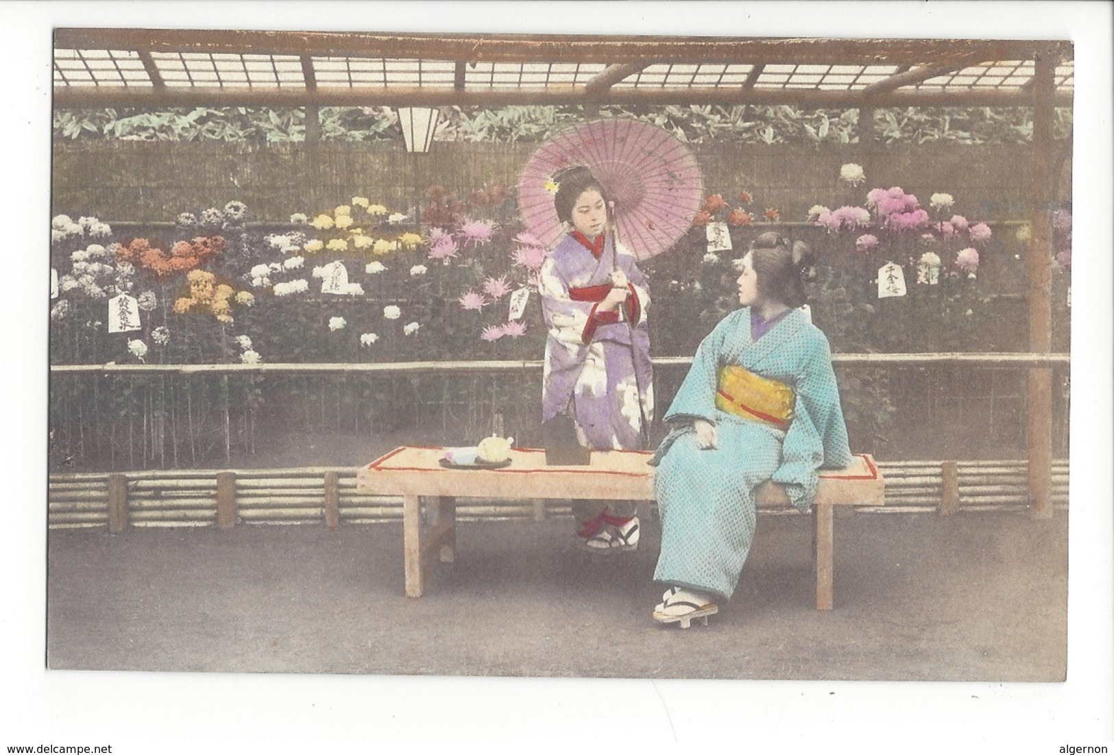 19733 - FEMMES - FRAU - LADY - JAPON - JAPAN - Jolie Carte Femme Japonaise Geisha Japanese Woman Umbrella - Autres & Non Classés